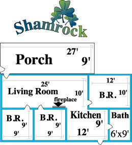 floorplan for shamrock cabin