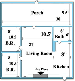 floor plan for wildflower lodge
