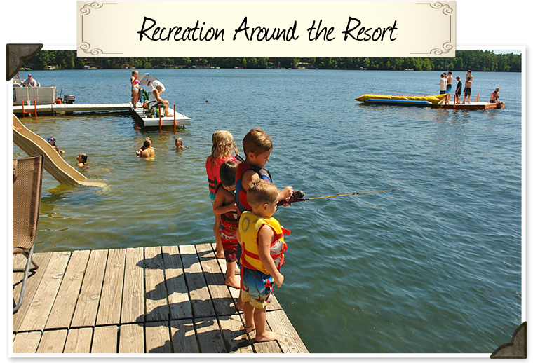 Recreation at Black's Cliff Lakeside Resort
